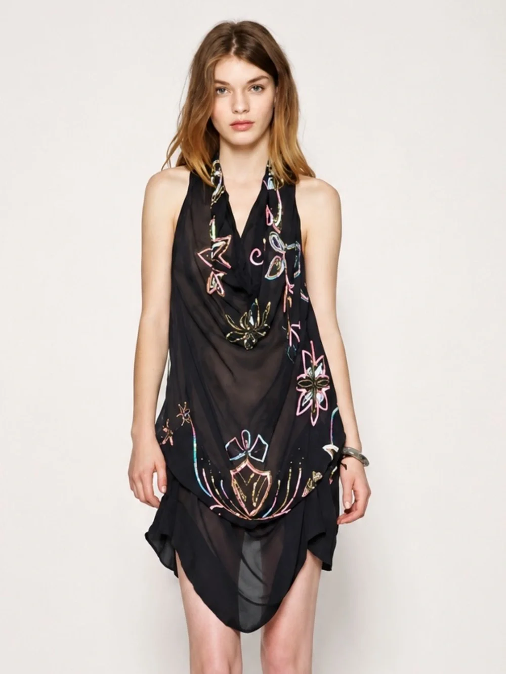 all saints glitter dress All saints oyster dress